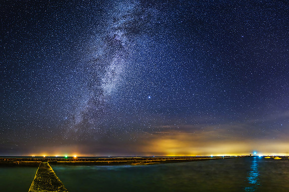 La pointe St Gildas et la Voie Lactée
