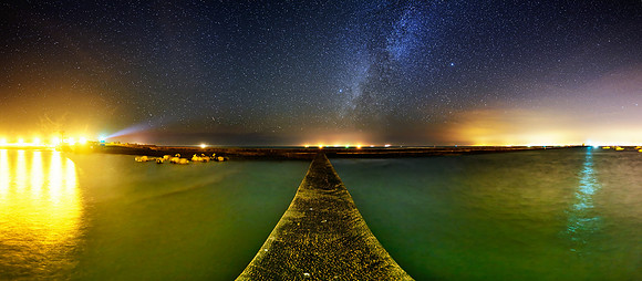 La pointe St Gildas et la Voie Lactée