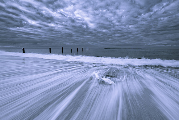 The lines of the sea