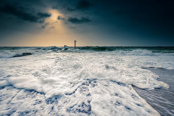Une mer crémeuse