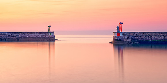 Port en Bessin-Huppain au couchant