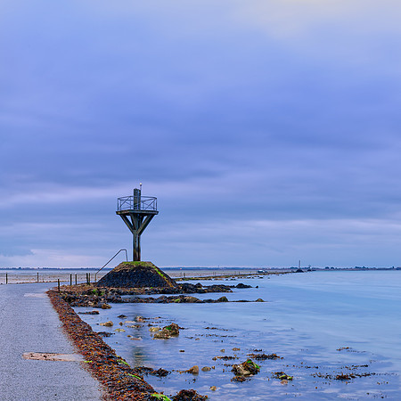 Une Balise sur le Gois au Matin