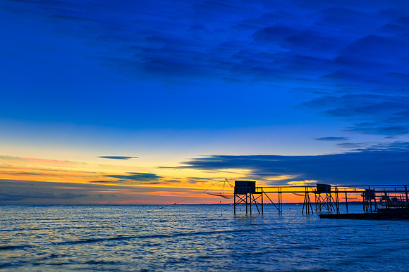 Eclat de lumiere sur les Carrelets