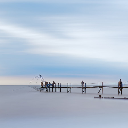 Les pêcheurs au Carrelet